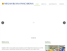 Tablet Screenshot of megah-buana.com